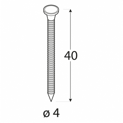 Gwoździe 4x40 Anchor - 250szt.